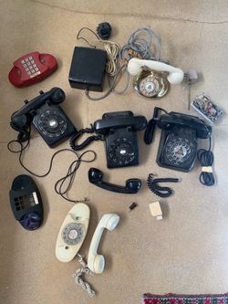 Antique phones & parts