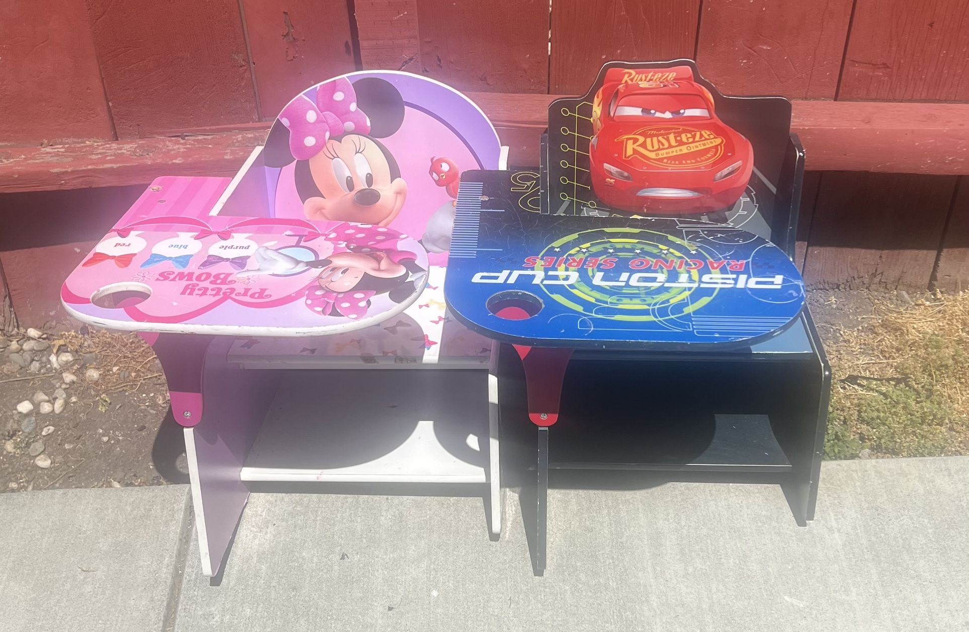 Minnie and Cars Desk
