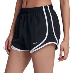 Nike Women's Dri-FIT Tempo Black and White Running Shorts
