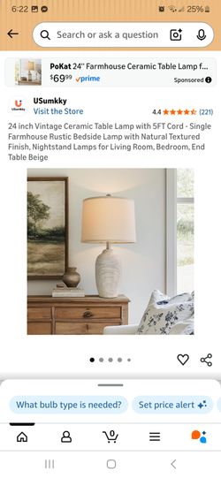 Beautiful table lamp new in box pick up in Pomona $45