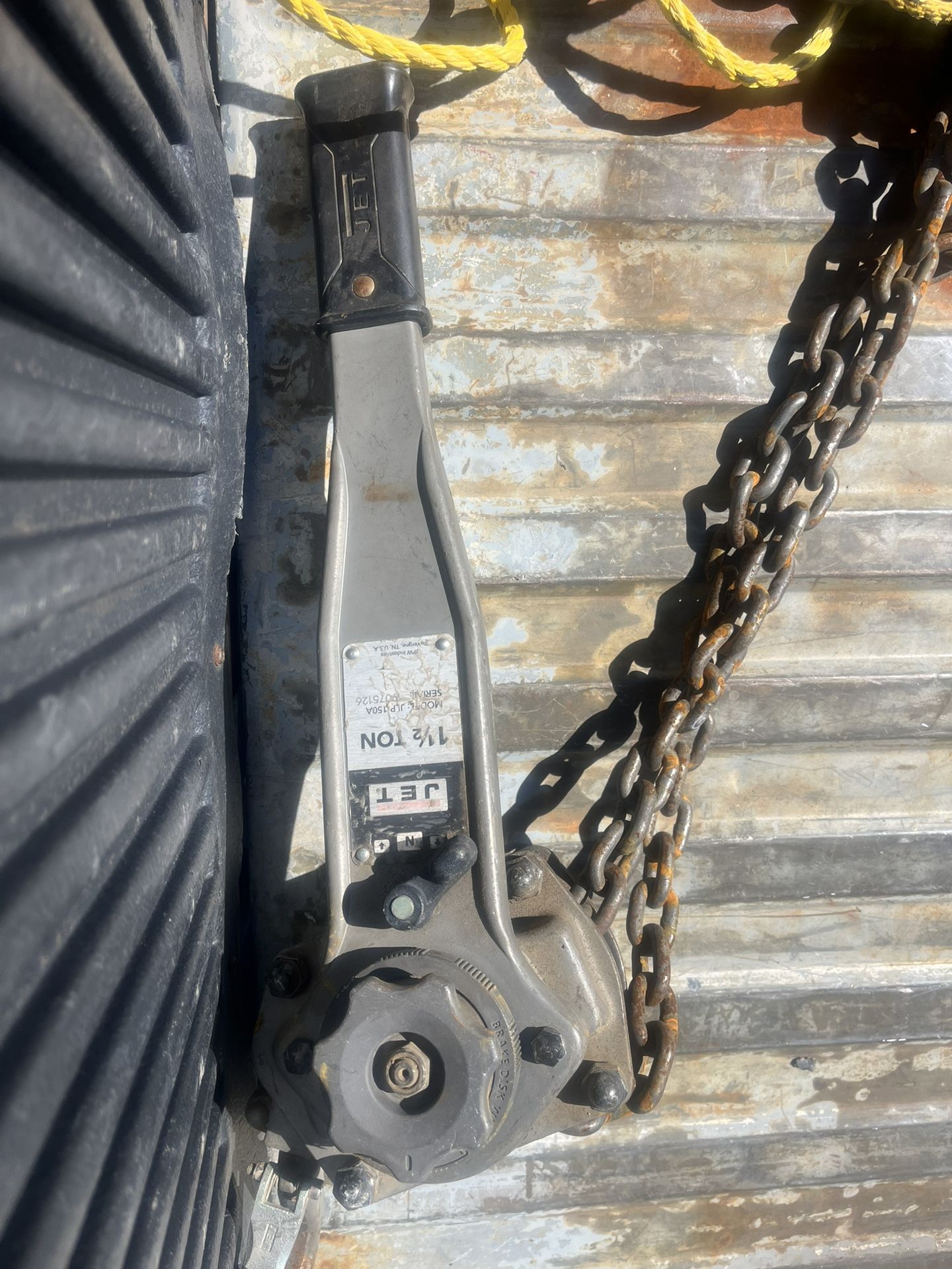 Jet 1 1/2 To Chain Come Along