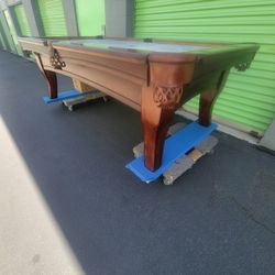 pool table 8ft (free Delivery & set up new felt new pockets