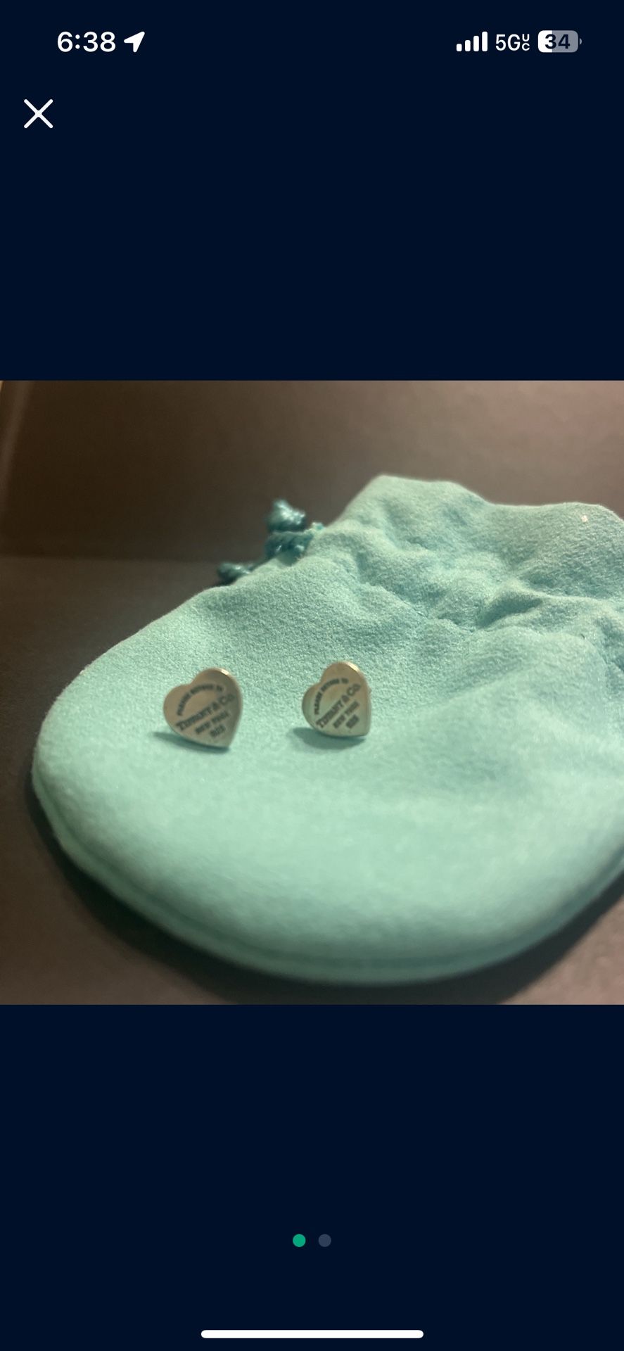 Earrings Tiffany &Co. Silver 925.