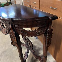 Wood Side Table 