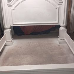 4 Post King Size Canopy Bed  #mattress not included