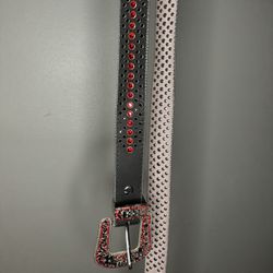 Bling Leather Belt