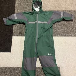Oaki One-piece Kids Rain/Trail Suit Size 5T Green