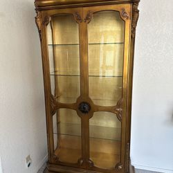Vintage 1950 China Cabinet 