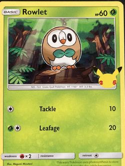 3x 2021 Pokémon 25th Anniversary Cards McDonald’s Promo