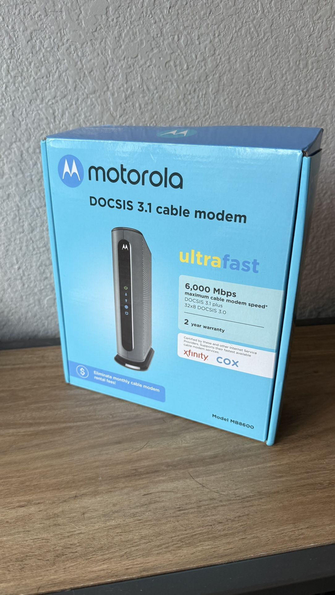 Motorola DOCSIS 3.1 Cable Modem MB8600