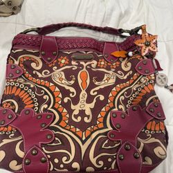 Isabella Fiore Canvas Leather Purse