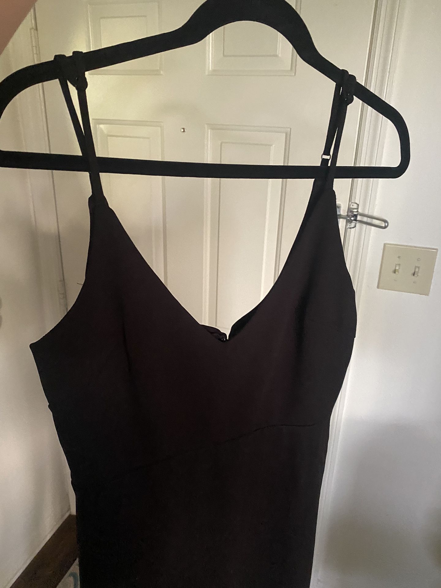 Lulu’s Floor Length Black Maxi Dress