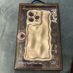 Artikl iPhone 16 Pro Max 3D Water Ripple Case - 10ft Drop Protection