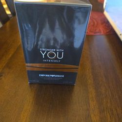 New emporio Armani stronger with you intensly