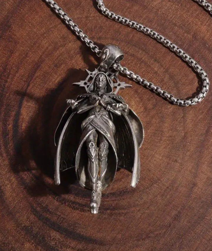 Archangel Warrior Pendant Necklace, Men's & Women's Jewelry Gift