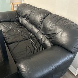 Leather couch