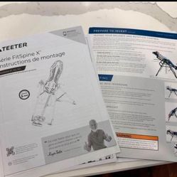 NIB: TEETER INVERSION TABLE: PAID 450.00