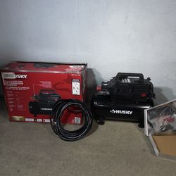 HUSKY 4 GALLON HOTDOG AIR COMPRESSOR 175 PSI