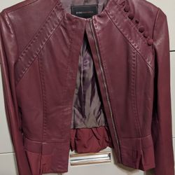 Red Leather Jacket 