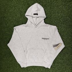 Fear Of God Essentials Hoodie Grey