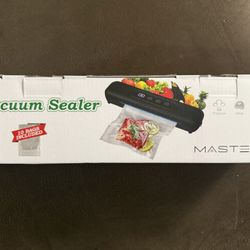 Master Life Vacuum Sealer (Model ZT-508) – 10 Bags Included