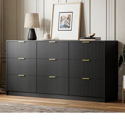 Nine Drawer Unfinished Dresser