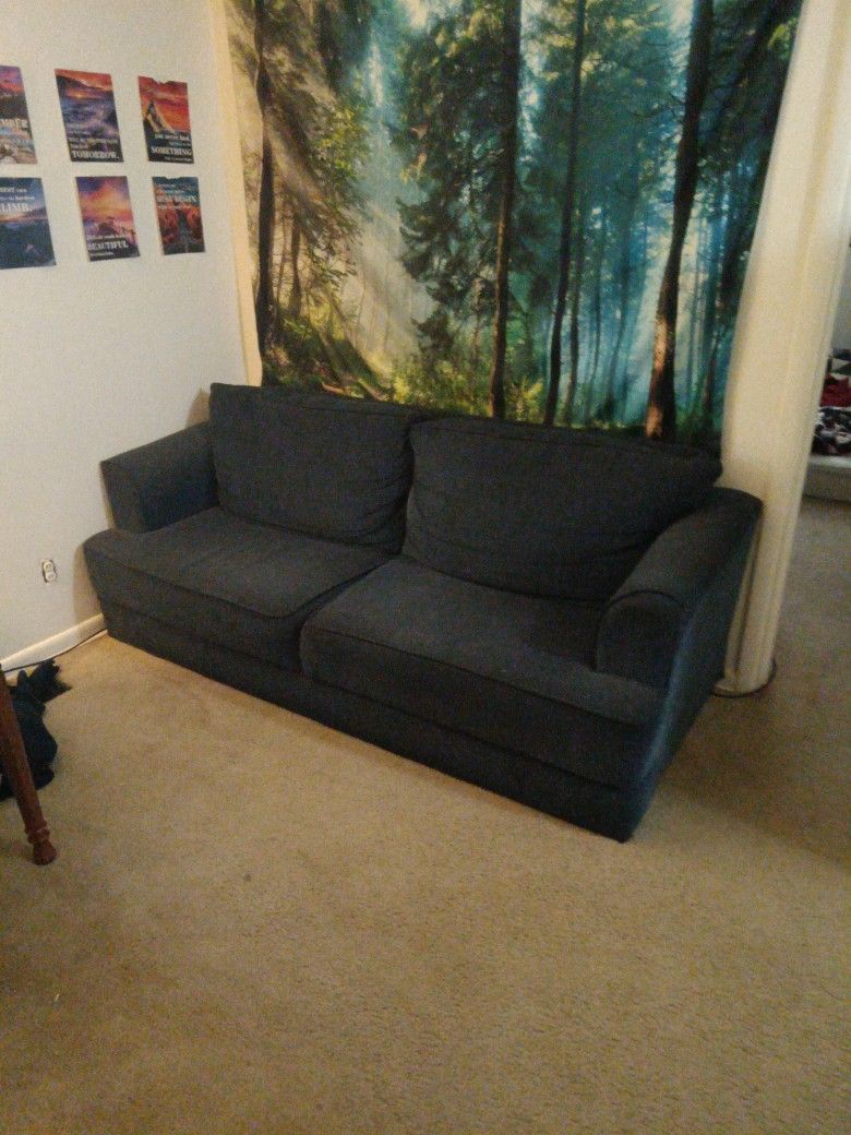 Midnight Blue Couch.  Pickup Only.