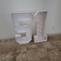 Large Backdrop Numbers