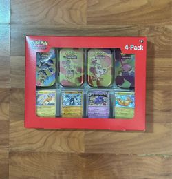 Pokemon 151 4 Pack Tins Sam’s Club Bundle