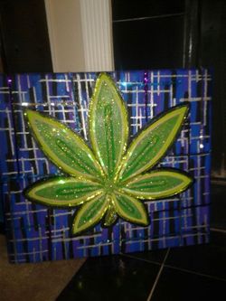HANDCRAFTED SATIVA PAINTING