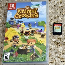 Animal Crossing: New Horizons - Nintendo Switch Game Cartridge & Case w/Art