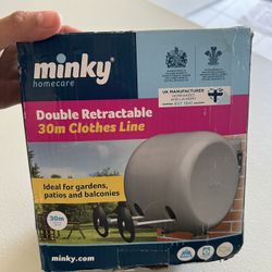 New Double Retractable 30m Clothes Line 