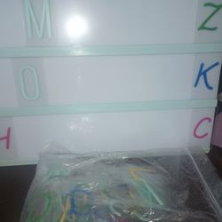 Plastic Sliding Message Board That Lights Up