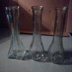 Glass Bud Vases