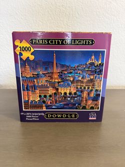 Dowdle Paris City of Lights 1000-Piece Jigsaw Puzzle