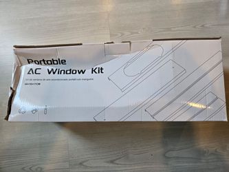 NEW Portable AC Window Vent Kit - Universal Slider Plates (44x16x17CM
