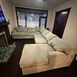 Gray 4 piece sectional