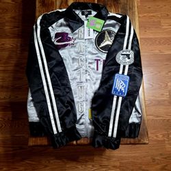 Triple 7's Miami Men's Lightweight Satin Jacket