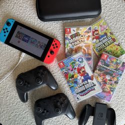 Nintendo Switch Console, Controllers & Extras