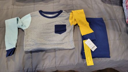 Carter's Kids Pajamas Color Block Size 10 NWT