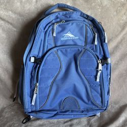 High Sierra Periwinkle Laptop School Backpack Utility Multi Function 