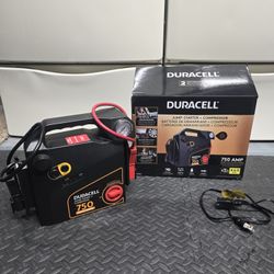 Duracell 750 Peak Amp Jump Starter + Air Compressor (DRJS20C) w/ Box & Charger