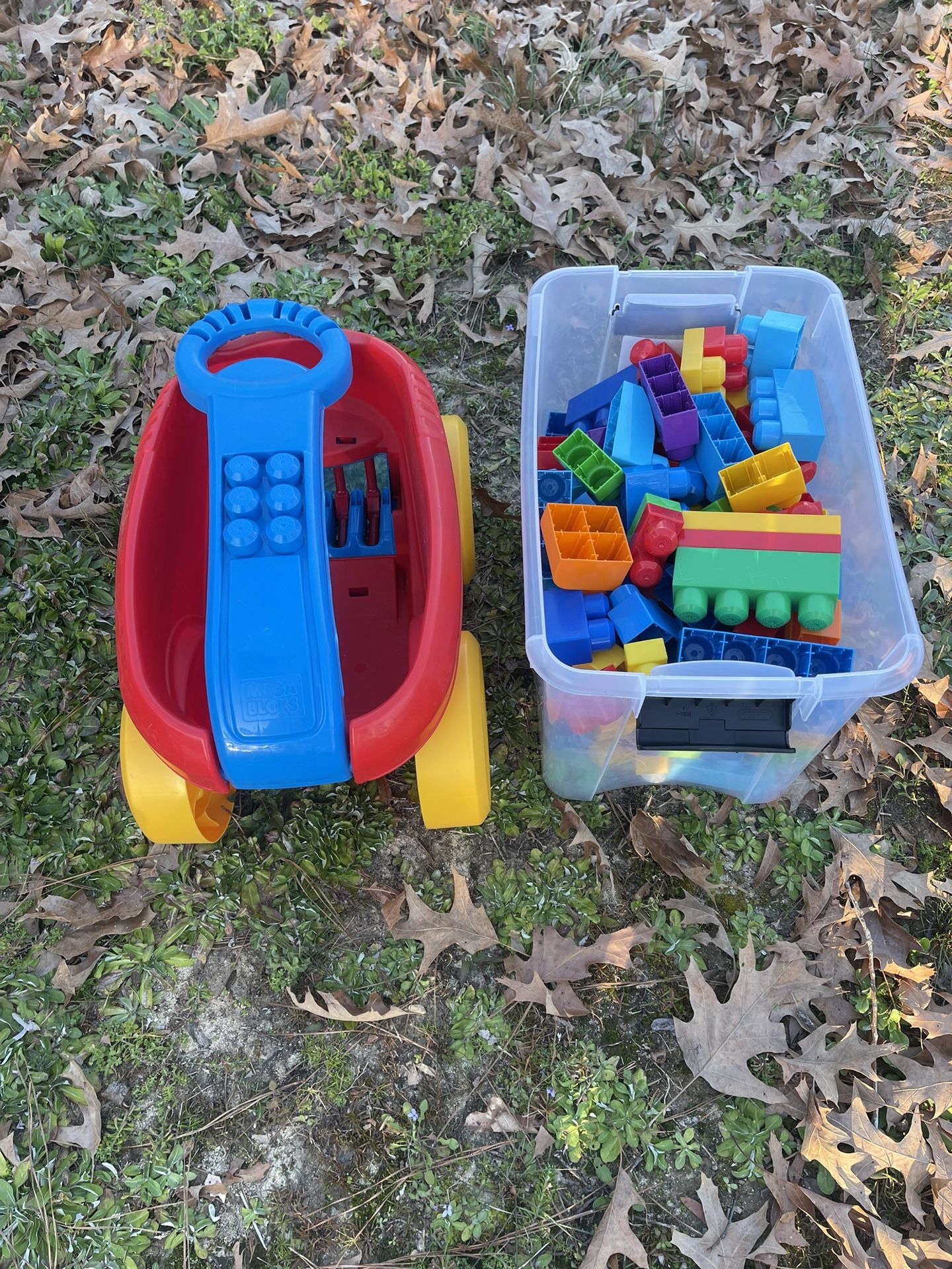 Mega Blocks With Wagon