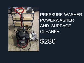Pressure Washer Power Washer and Surface  Cleaner