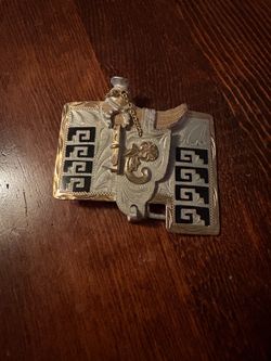 Western Saddle Themed Belt Buckle