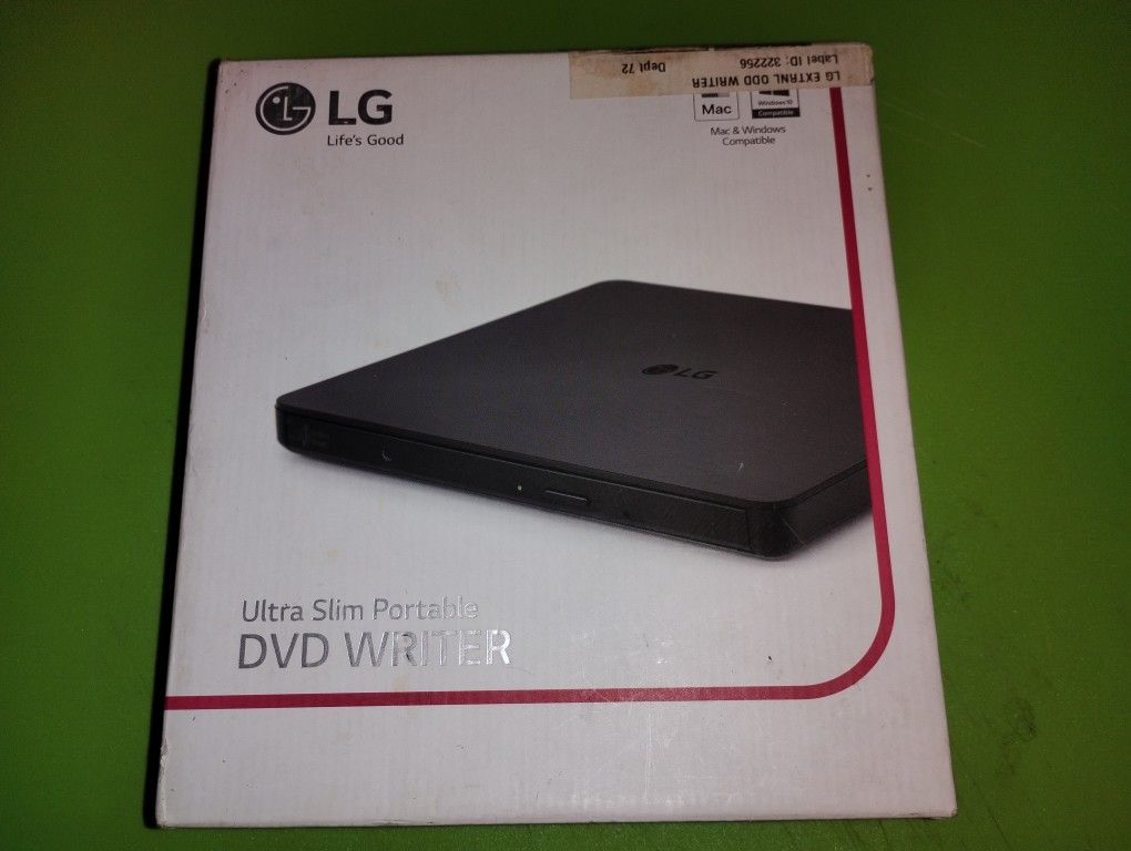 π LG Ultra Slim Portable DVD Writer β Mac & Windows Compatible
π²Price: $20 (or best offer)
πLocation: Yuma