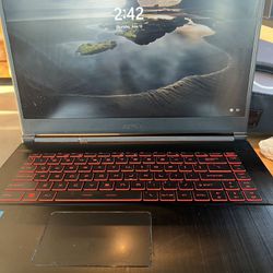 MSI GAMING Laptop with Nividia GTX Force 