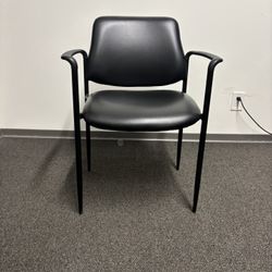 Black Vinyl Chair