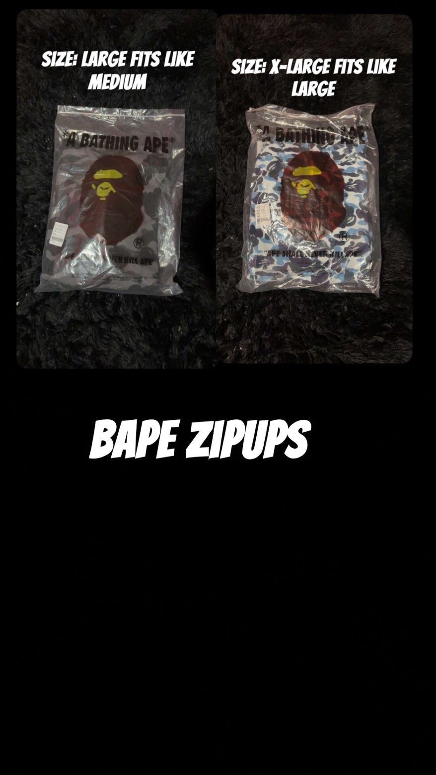 bape hoodies