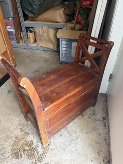 Sitting Storage Bench Heavy